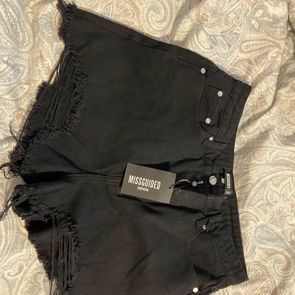 Amazing black short new tags on from miss guided